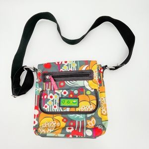 Lily Bloom Cross Body Floral Purse Padded Pocket